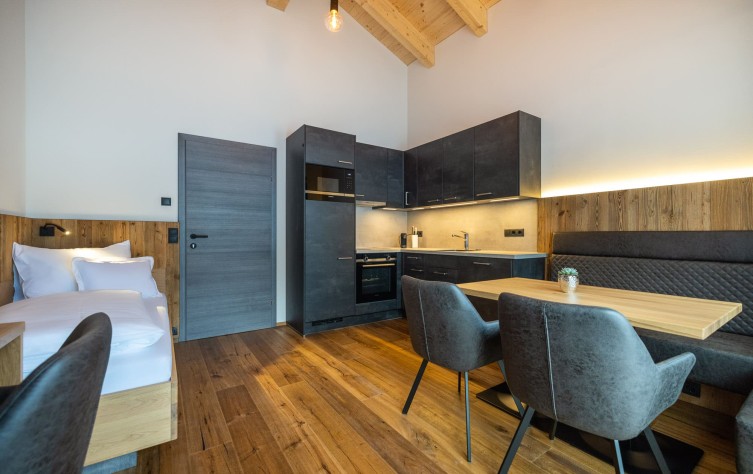 Wohnküche mit Schlafgelegenheit in Schladming